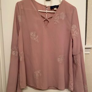 Francesca’s bell sleeve blouse